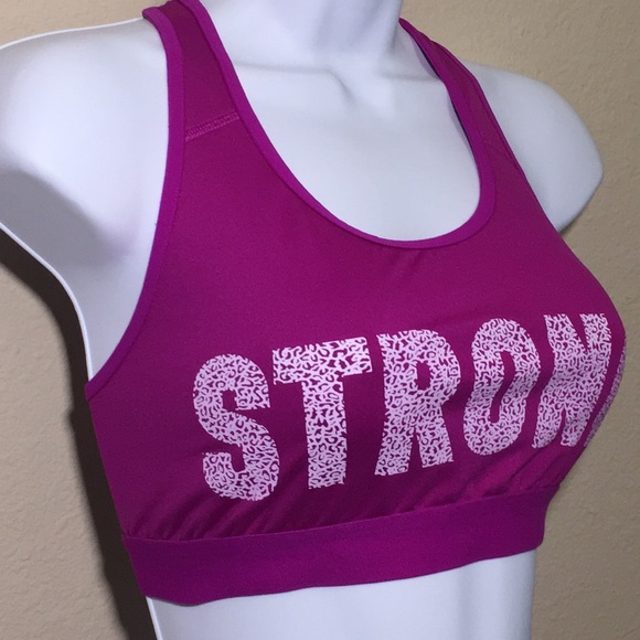 Old Navy Active Purple Sports Bra - Picture 2 of 5